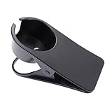 Portabicchieri da tavolo: clip per piattino realizzata in materiale abs che non rompe facilmente né rompe.