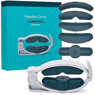 LUNDERG Freedom Clamp - The Most Advanced Incontinence Clamp for Men with Innovative Pro-Hinge for Top-Down Pressure & 5 Different Fittings for Superior Adjustability - Male Incontinence Products