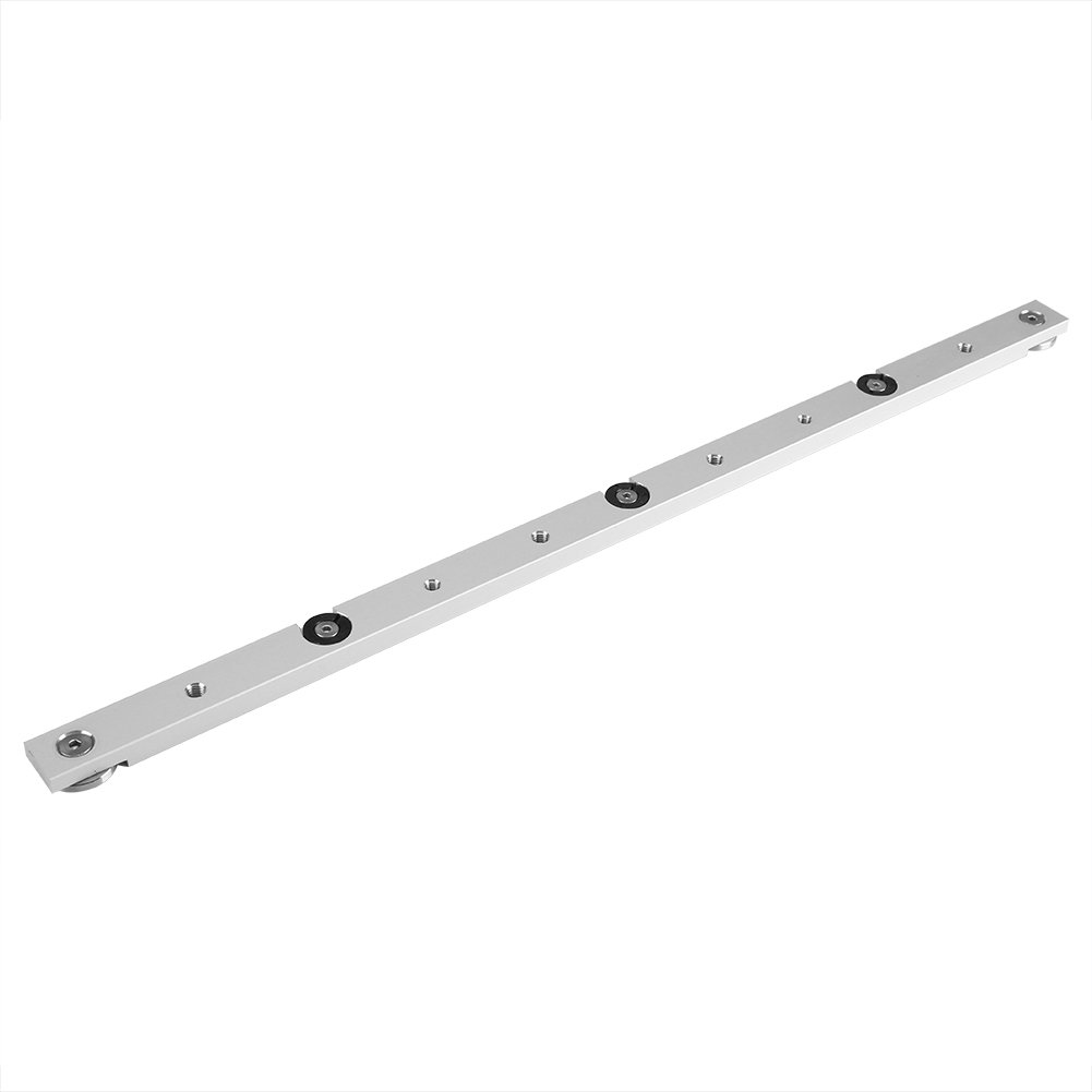 Barre d'onglet en Alliage d'aluminium Mitre Bar Rail Mitre Guage Bar Slider Table Scie Jauge Tige Bois Outil de Travail menuiserie(450mm)