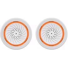 Mengshen 2 Pack WiFi Wireless Security Alarm Instant Phone AlertsTuya App Control No Hub Required Compatible with Smart Life/Tuya/Alexa/Google Assistant