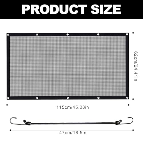 image for vvag Car Dog Barrier Net Universal Dog Barrier for Car with Adjustable