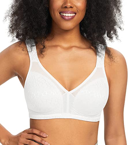 Haci Women'S Minimizer Bra Full Coverage Non Padded Wirefree Plus Size For Large Bust Support Seamless thumb #2