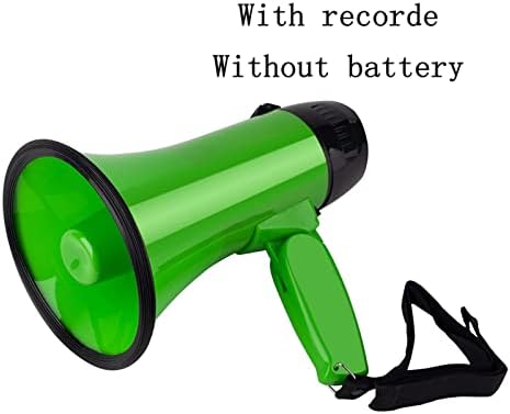Megaphones Portable Hand 25 Watt Bullhorn Megaphone with Siren Loud Speaker Recording Horn Tour Guide Speakers Microphone Loudspeaker Great for Outdoor Announcements Amplifiers