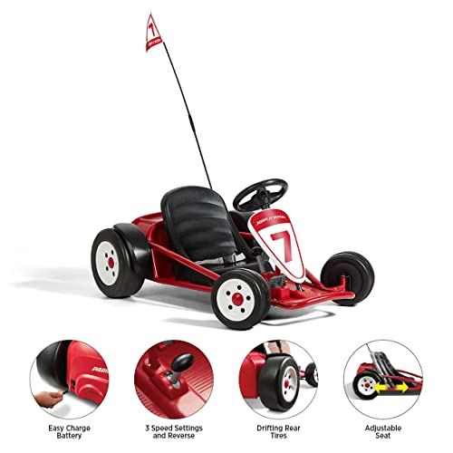 Radio Flyer 940Z Ultimate Go-Kart, 24 Volt Outdoor Ride On Toy, Red Go Kart For Kids Ages 3-8 thumb #1