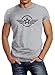 Produktbild Streetstyle Herren T-Shirt Airforce Aufdruck Emblem Fashion Streetstyle grau M