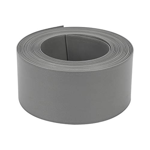 Einfeben Rasenkante Kunststoff Mähkante Beetumrandung Grau 10 m (125/2 mm)...