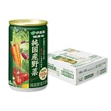 【伊藤園健康体 公式通販】純国産野菜 (野菜350g使用) 缶 160g×30本 1ケース 国産 朱衣使用 甘さ控えめ 飲みやすい まとめ買い