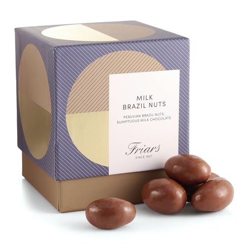 Friars Premium Milk Chocolate Brazil Nuts Gift Box Peruvian 600 g