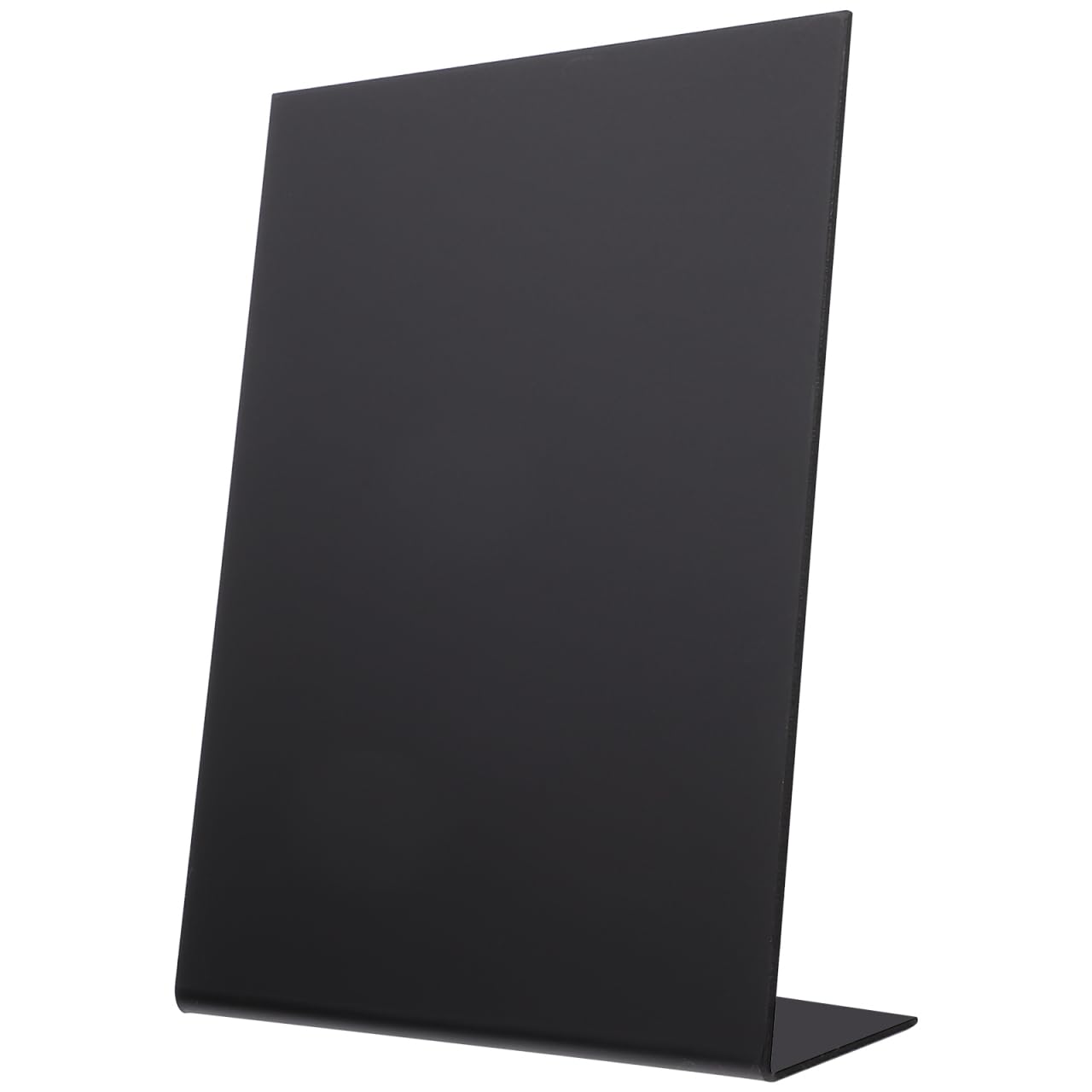 Veemoon 1Pc Chalkboard Sign for Tabletop Display Memo Writing Board for Weddings Home Decoration and Office Use Freestanding Shaped Black Board Black