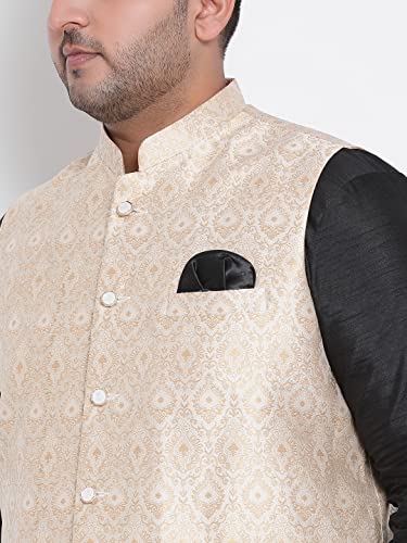 Image of hangup Men 3Pc Kurta Harem and waistcoat