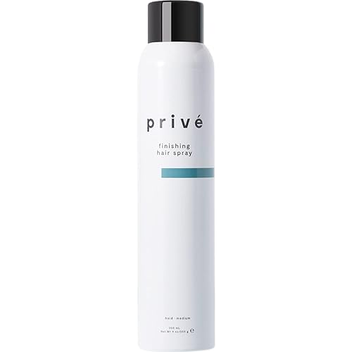 Privé Finishing - Spray para el cabello de fijación media, espray voluminizador para control total, perfecto para levantamiento de raíces y control