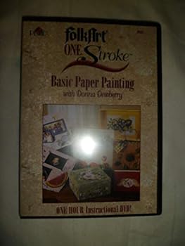 DVD One Stroke Basic Paper Painting with Donna Dewberry Book