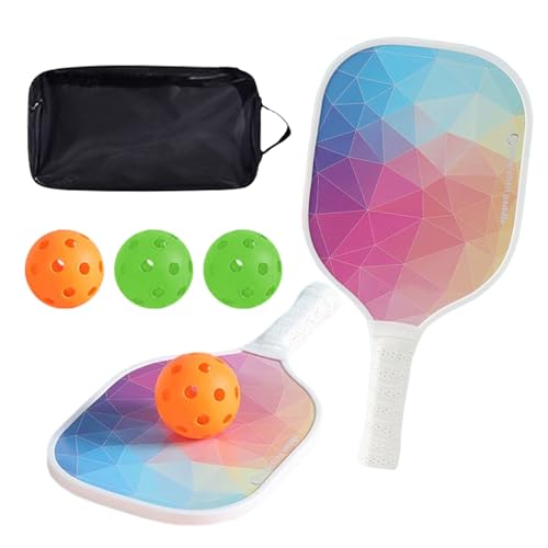 Raquettes de pickle ball avec sac de transport pour sport en salle et extérieur