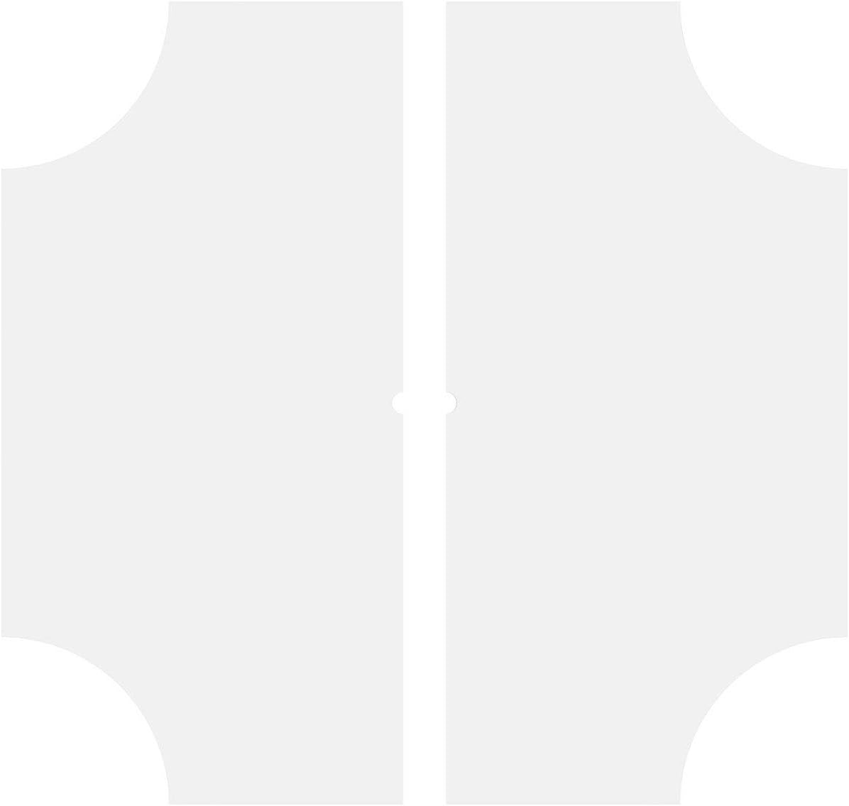 Ekena Millwork CMP36HS2-01000 Haus Architectural Grade PVC Contemporary, Two Piece Urethane Ceiling Medallions 36"OD x 1"ID x 12"C x 1"P