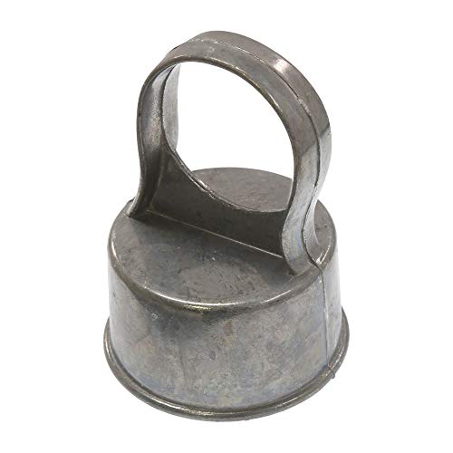 Plum Fittings Chain Link Fence Loop Caps | Eye Top Rail Cap | 2 1/2\" (Fits 2 3/8\" OD) x 1 5/8\" (Fits 1 5/8\" OD) Pack of 10