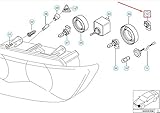 Originalteil des Herstellers. Z3 E36 Frontscheinwerfer-Adapter, 63128401662 8401662