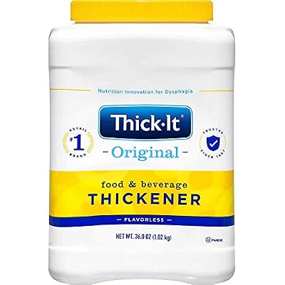 Thick-It Instant Food and Beverage Thickener Powder, Unflavored - 36 oz, Pack of 4
