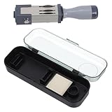 Alipis Tragbarer Datumsstempel mit Benutzerfreundlichem Design aus Kunststoff Praktischer Kleiner Zeitstempel für Geschenkanhänger und Handgemachte Karten