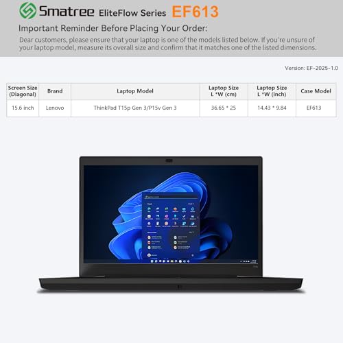 Funda para portátil Smatree EliteFlow 15.6 pulgadas miniatura 2
