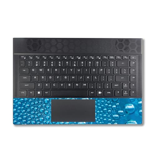 Image of MightySkins Skin Compatible with Alienware X14 R2 (2023) Full Wrap Kit - Wavy Drops | Protective, Durable, and Unique Vinyl Decal wrap Cover | Easy to Apply & Change Styles | Made in The USA