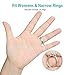Invisible Ring Size Adjuster for Loose Rings Ring Adjuster Sizer Fit Any Rings Ring Guard Spacer (Clip-ON, 8 PCS)