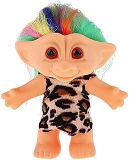 T TOOYFUL Vintage Safety PVC Lucky Troll Dolls Leprocauns Doll Mini Figures Toy #2