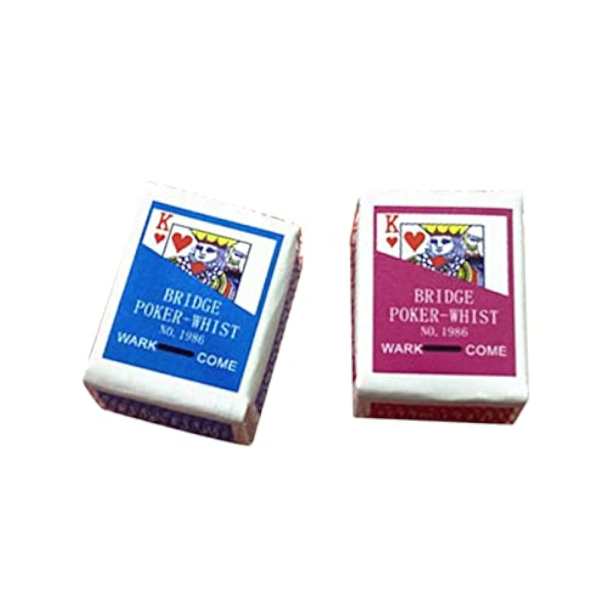 Miniature Poker Dollhouse Playing Cards, 1 Deck