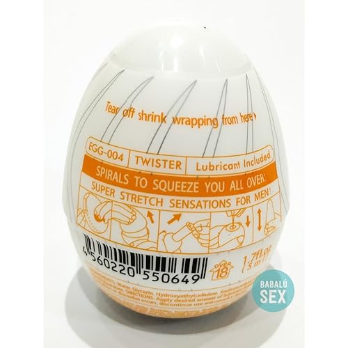 Ovo Mastubador Egg Penis Punheta TWISTER Flexivel