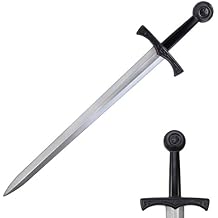 Heros Edge G-JS101 Foam Excalibur Sword, 28" silver