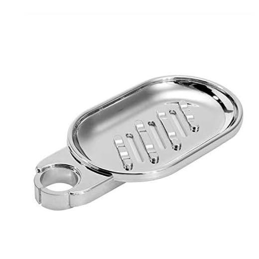 Rmbearmoni Jabonera Titular 22Mm Abs Plástico Ducha Riel Jabón Plato Jabón Caja Jabón Pallet Ducha Barra De Soporte para Accesorios De Baño