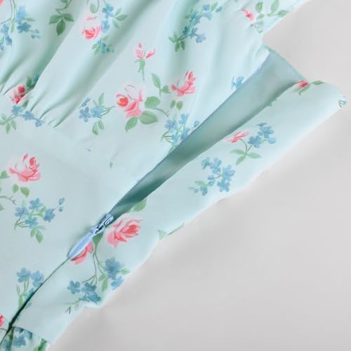Image of Scarlet Darkness Floral Mini Dress for Women Corset Graduation Sundress