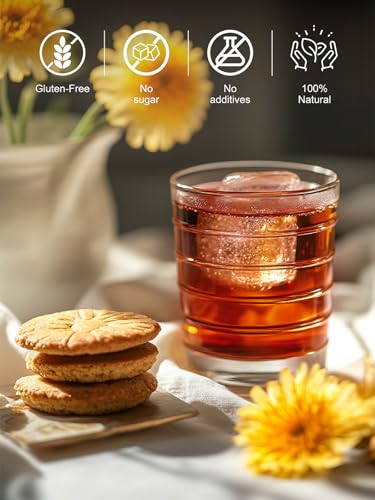 Image of TeeLux Dandelion Leaf & Root Tea Bags, Natural Roasted Dandelion Root with Fresh Dandelion Leaf Herbal Tea, Caffeine Free, 100 Count