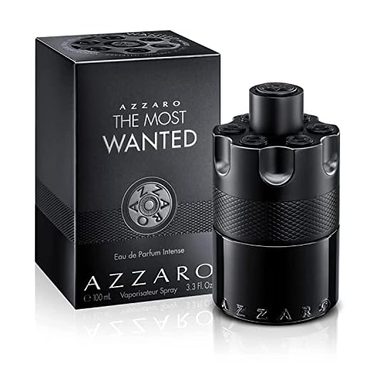 Azzaro The Most Wanted Eau de Parfum Intense Mens Cologne, 3.4 Fl Oz