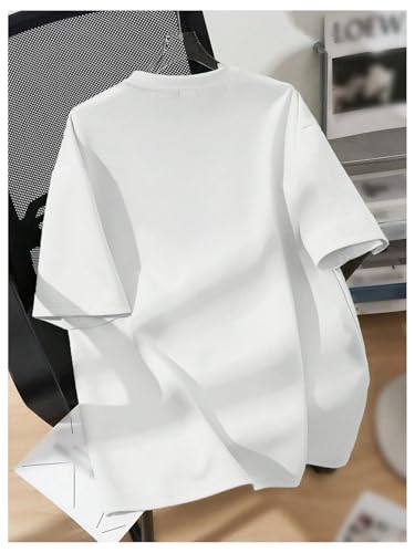 Boy's Casual Tropical Star Letter Print T Shirt Short Sleeve Crew Neck Drop Shoulder Tee Tops2