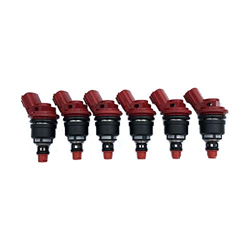 6PC Fuel Injectors 550cc Fits 93-96 For Nissan 300ZX 93-97 Infiniti J30 Turbo High OHMS