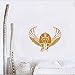 Faraone Egypt Pyramid Wings Wall Sticker Decalcomanie in Vinile Murale Camera da Letto Design Pattern Adesivo Rimovibile Wallpaper Art Decor 70 Cm X 56 Cm
