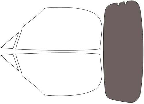 Miniatura 16 de Rvinyl Kit de tinte de ventana compatible con Mazda Miata 2016-2023 (convertible) - Kit de precorte delantero - 35% Delantero: 35%,Parte delantera