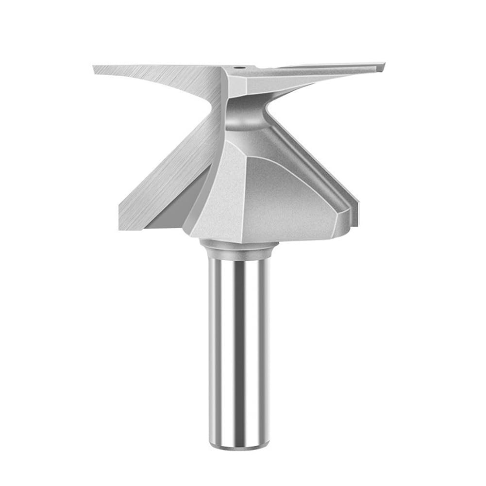 Hipzeepo 1/2 Inch Shank Arc Bending Integrated Milling Cutter Wood R50 Router Bits for Woodworking Milling Cutter