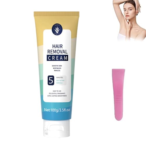Crema Depilatoria Indolora Para Todo El Cuerpo, Para Hombres Y Mujeres: Suave Y Agradable Para La Piel. Crema Depilatoria Íntima Para Mujeres Y Hombres. (1 unidad)