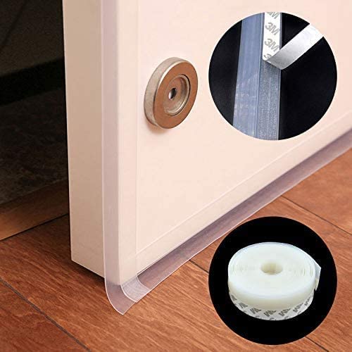 Guarnizione Autoadesiva In Silicone FaJoek – Striscia Sigillante 10 M X 35 Mm Per Porte E Finestre, Bianca, Resistente A Polvere E Rumore