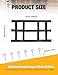 Harrison Howard Poly Double Layer Nylon Easy Installment and Adjustment 3 Slat Stall Guard for Horses Black