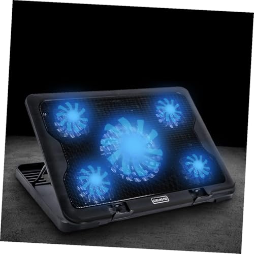 Base de refrigeración USB para laptop con 5 ventiladores miniatura 5
