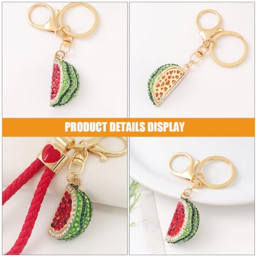 Porte-clés pastèque adorable accessoire pour voiture - 7