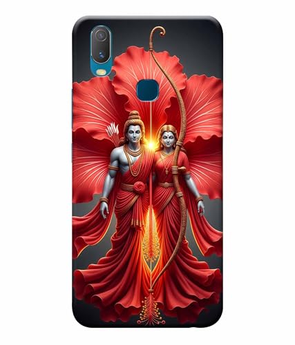 Image of Lord Ram with Sita MATA Printed Hard Back Case Cover & Compatible for Vivo Y11 (Multicolor) - D1806