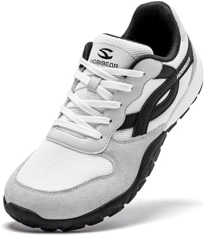 HOBIBEAR Herren Deman Barfußschuhe | Breite Zehenpartie | Bequeme minimalistische Outdoor Trailrunningschuhe(Die Größe fällt eine Nummer Kleiner aus)