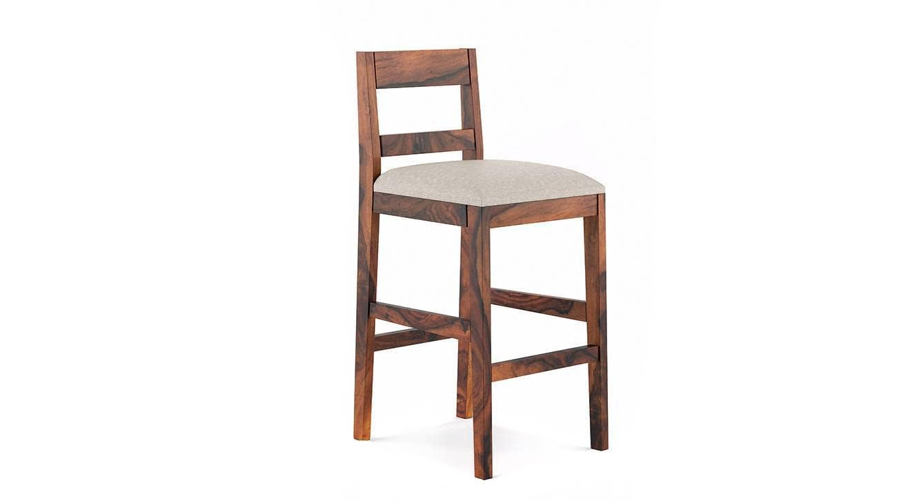 Genuine Decor Solid Sheesham Wood Bar Chair for Island Kitchen - Finish with Elegant Design, Durable and Stylish Seating for Home Bars & Cafe or Restaurant (Natural Finish)-image-38