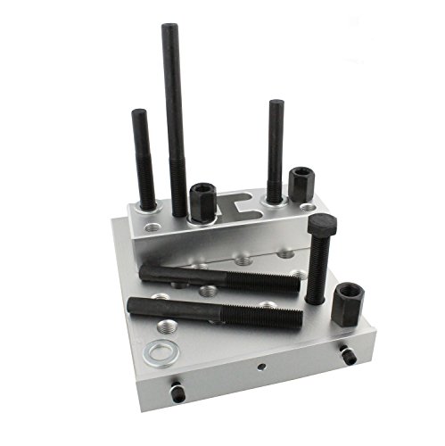 Image of ABN Universal Drill Press Support Block Plate Tool Set Kit, 30 Ton – Bearing and Bushing Repair Removal Installation