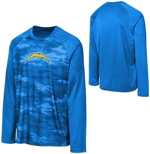 Outerstuff NFL Boys Youth Win Zone Long Sleeve Tee, Comfortable Football Shirt, Stylish Sports Apparel, for Fans