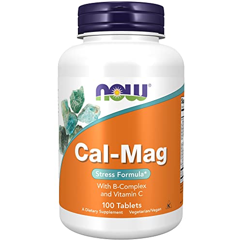 Now Supplements, Cal-Mag Stress Formula With B-Complex And Vitamin C, 100 Tablets #TOP29