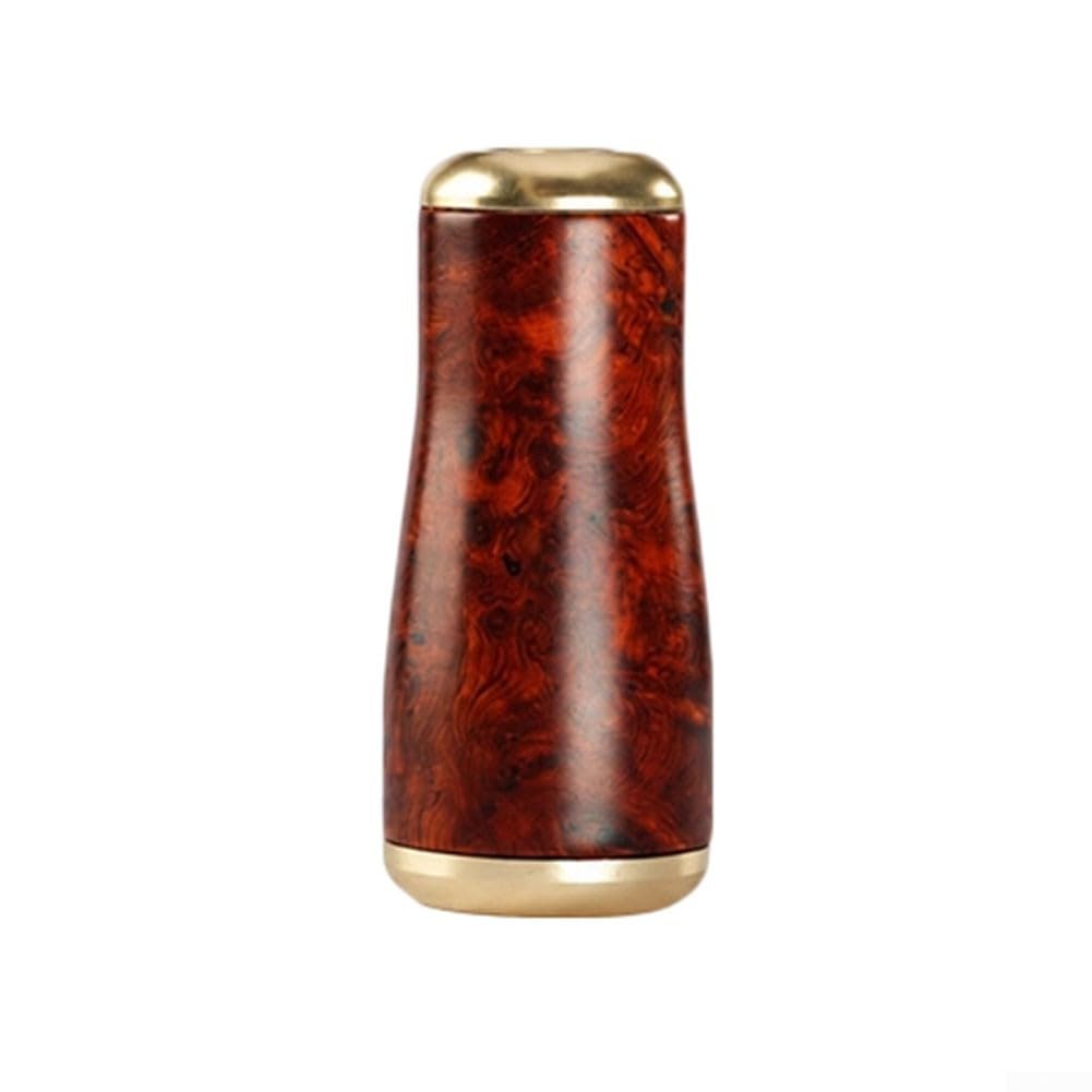 Pomello ergonomico in legno curvo da 16,8 mm, 4 mm | Struttura in radica di palissandro, finitura levigata a mano, tocco delicato sulla pelle, comode giornate lunghe